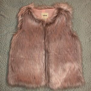 Faux Fur Pink Vest